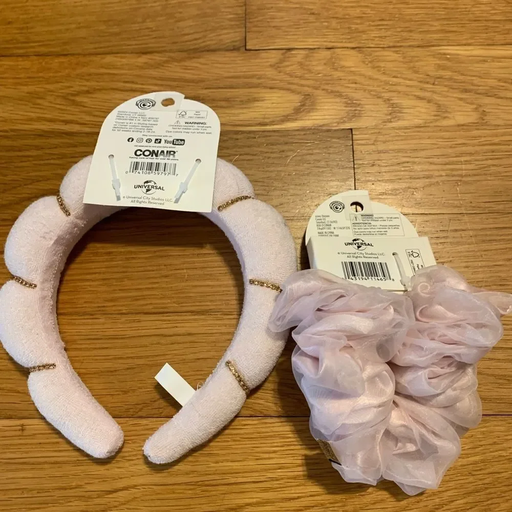Wicked Pink Headband and Scrunchie Set